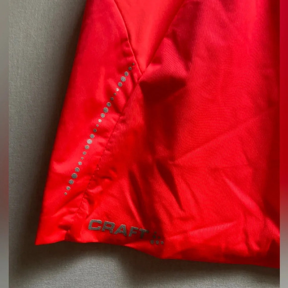 Craft bright orange athletic skort sport skirt Sz M - Picture 4 of 8
